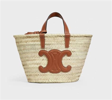 celine small beach bag|celine straw tote bag.